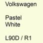 Preview: Volkswagen, Pastel White, L90D / R1.